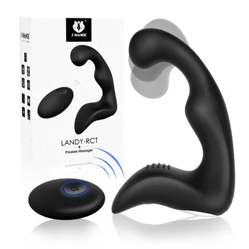 Silicone Anal Plug Male Prostate Massage Vibrator Wireless Control Wear Stimulate Massager Delay Ejaculation Ring Toy for Men 2