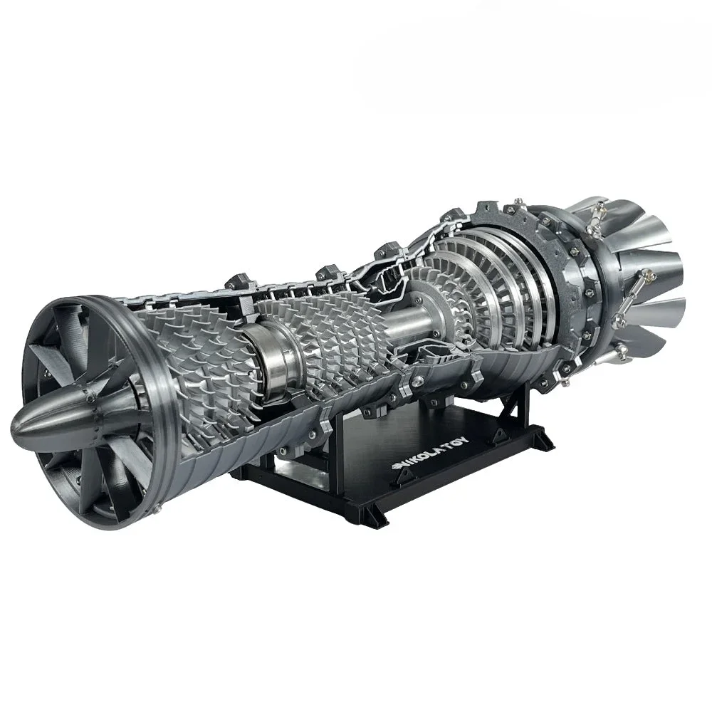 模型飛行機エンジン GE-J79 Turbine Engine Model Toy Military Jet Generator Model