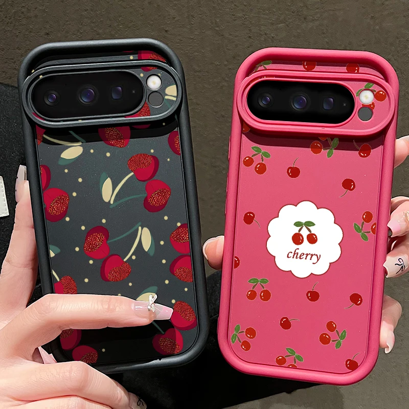 Süße große Kirsche weiche Handyhülle für Google Pixel 10 8 Pro 9A 8A 7A 9 10 Pro XL stoßfeste Abdeckung für Pixel 9 8 7 Pro – Detail 3