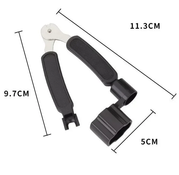 Bass 3 in1Guitar string changer Multifunction Guitar winder string For guitars banjos mandolins Accessories cutter Pin Puller