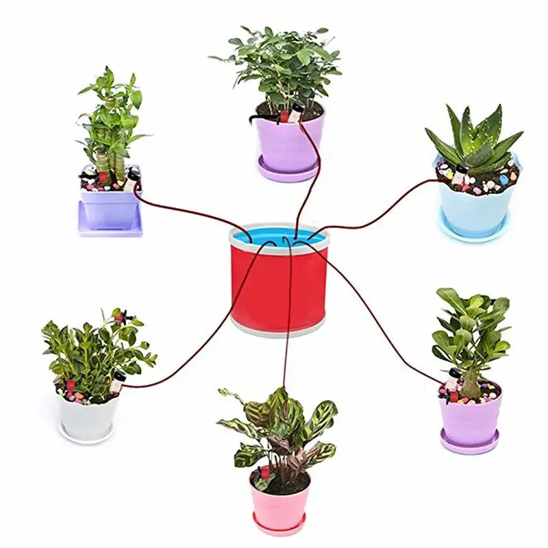 Adjustable Water Self Watering Drip Irrigation Tool Spikes Flower Plant Garden Supplies