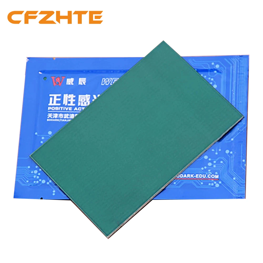 10Pcs Photosensitive Single-Sided Fiberglass Board Copper Clad Laminate FR-4 100x150mm copper clad laminate