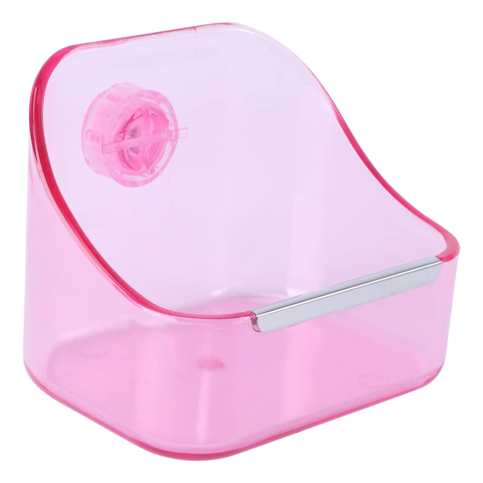 

Fixed Food Bowl for Rabbits Feeding Pet Feeder Container Small Animals Cage Basin Plastic Fixable
