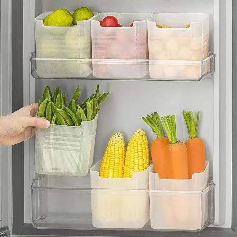 Refrigerator Food Fresh Storage Box Fridge Side Door Fruit Vegetable Spice Food Case Container