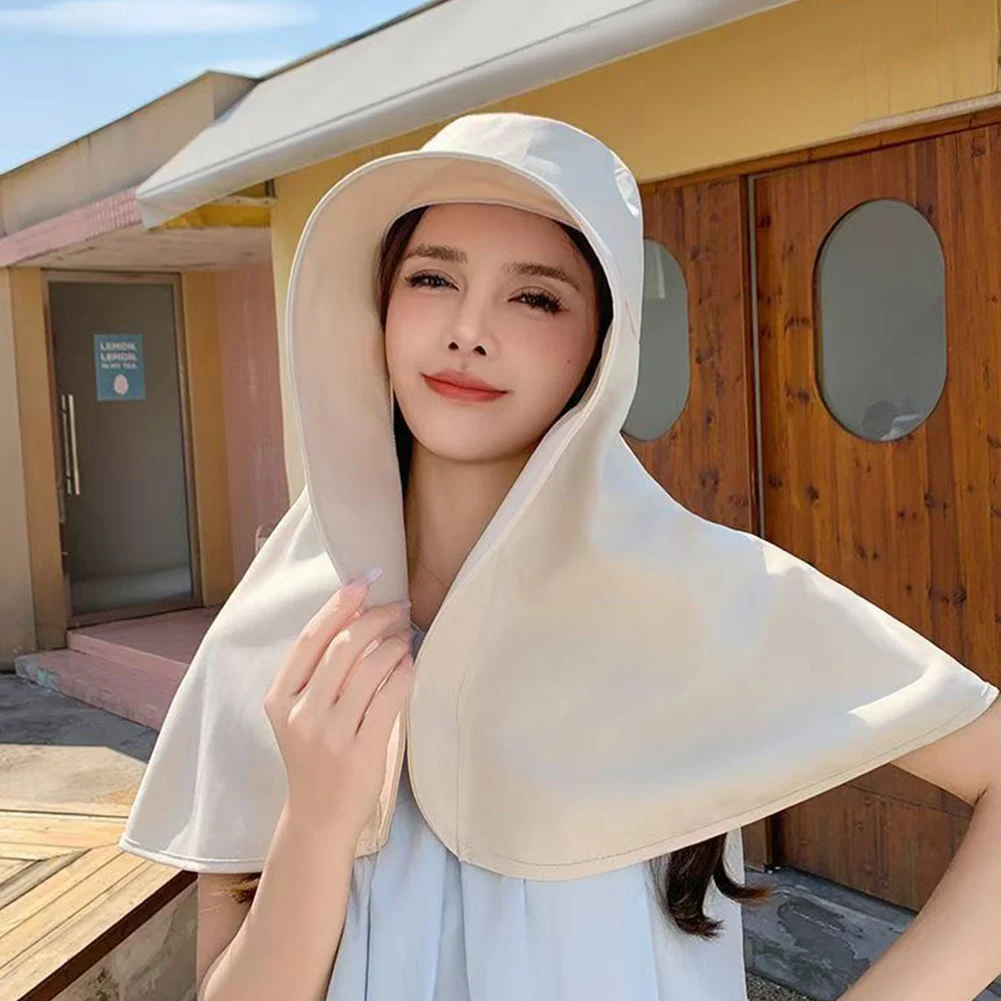 와이드 브림 숄 모자 여름 보호용 선 바이저 캡 야외 등산 낚시용 다목적 접이식 버킷 모자