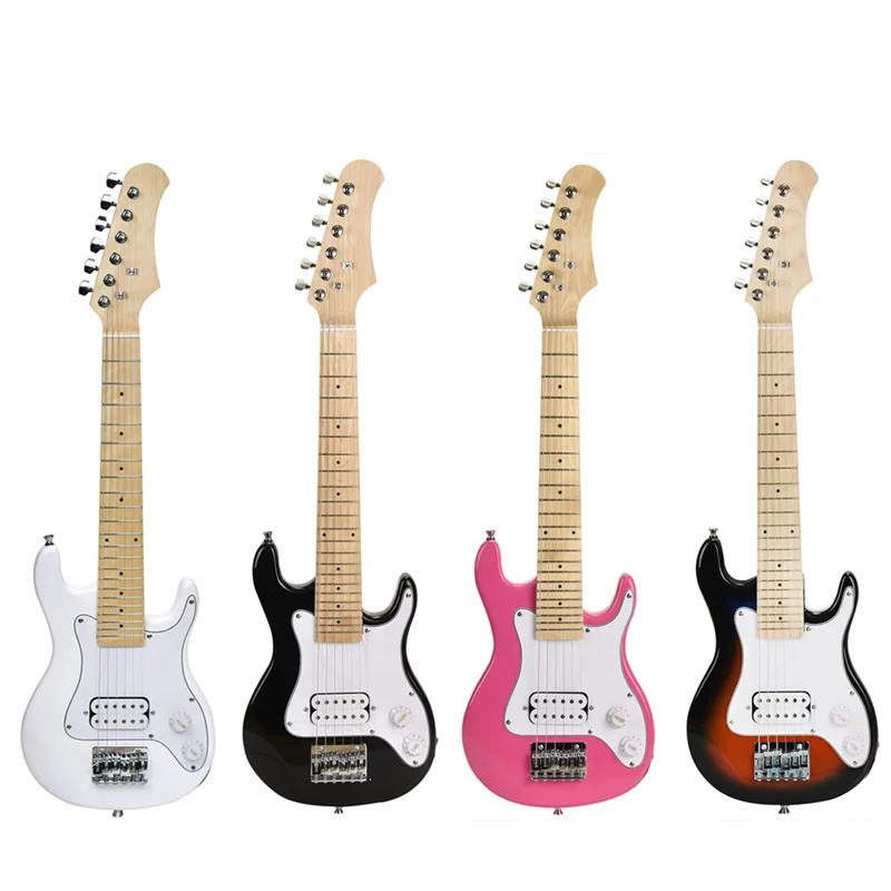 HUASHENG Popular 30 Inch Kid Beginner Electric Guitar KitOEM ODM