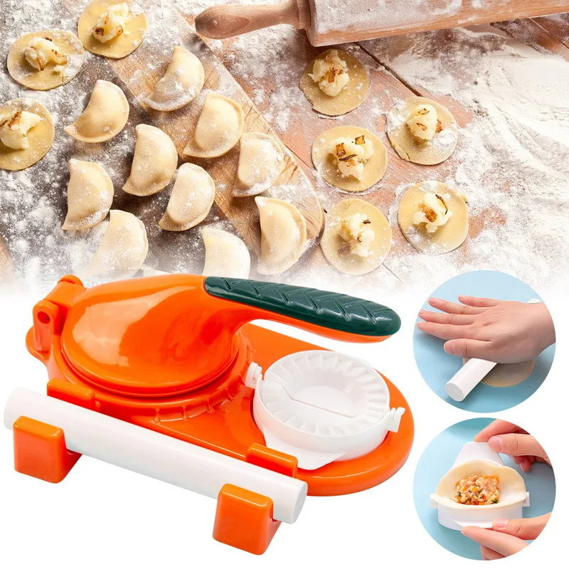 

Dumpling Mold Pressing Dumpling Skin Rolling Dough Dumpling Machine Noodle Press Household Manual Baking Pastry Machine Kitchen