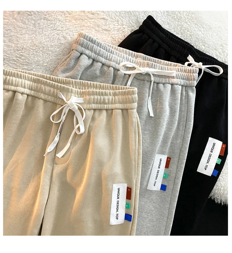champion sweatpants JMPRS Joggers Women Sweat Pants Designed Elastic Waist Korean Casual Spring Black Trousers Fashion Lace Up Female Trousers pants for women