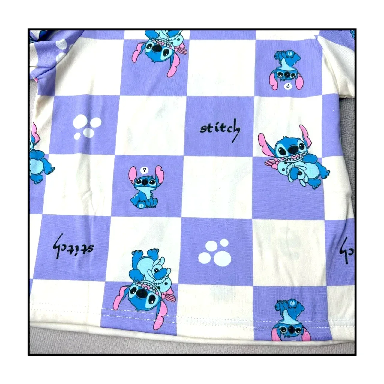 Spring Autumn Children pajamas sets Stitch Cartoon Boy Sleepwear Long sleeved Clothes Kids Pajamas Set Baby Girls Pyjamas