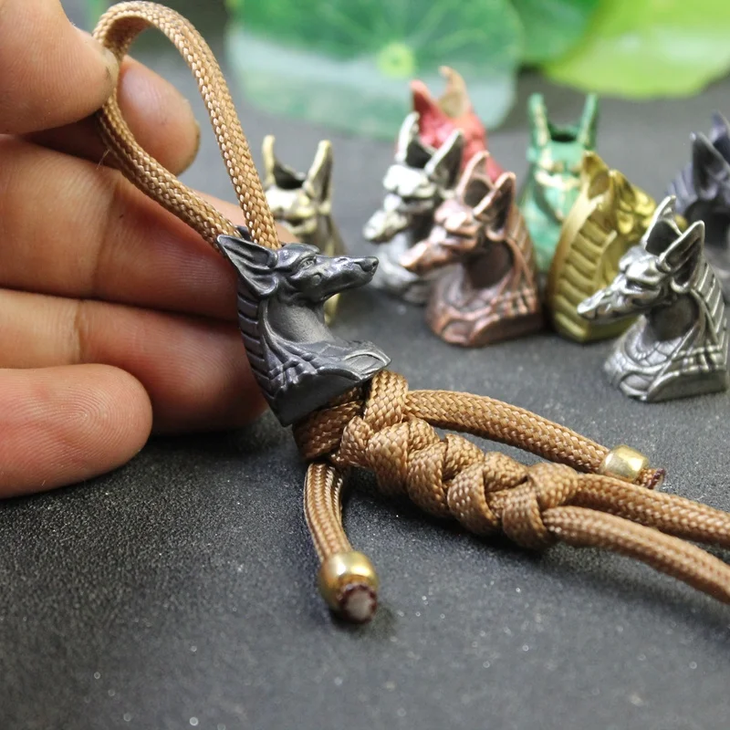 Messing Paracord-Perle Mit Engelsymbol – Für Schlüsselanhänger, Armbänder & Bastelprojekte