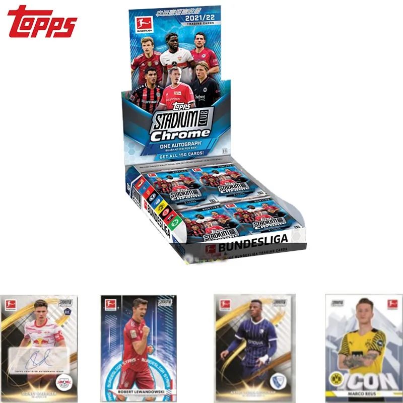 

2022 Topps Stadium Club Chrome Bundesliga Football Collection Card Official Limited Ballsuperstar Signature Fans Kids Gift