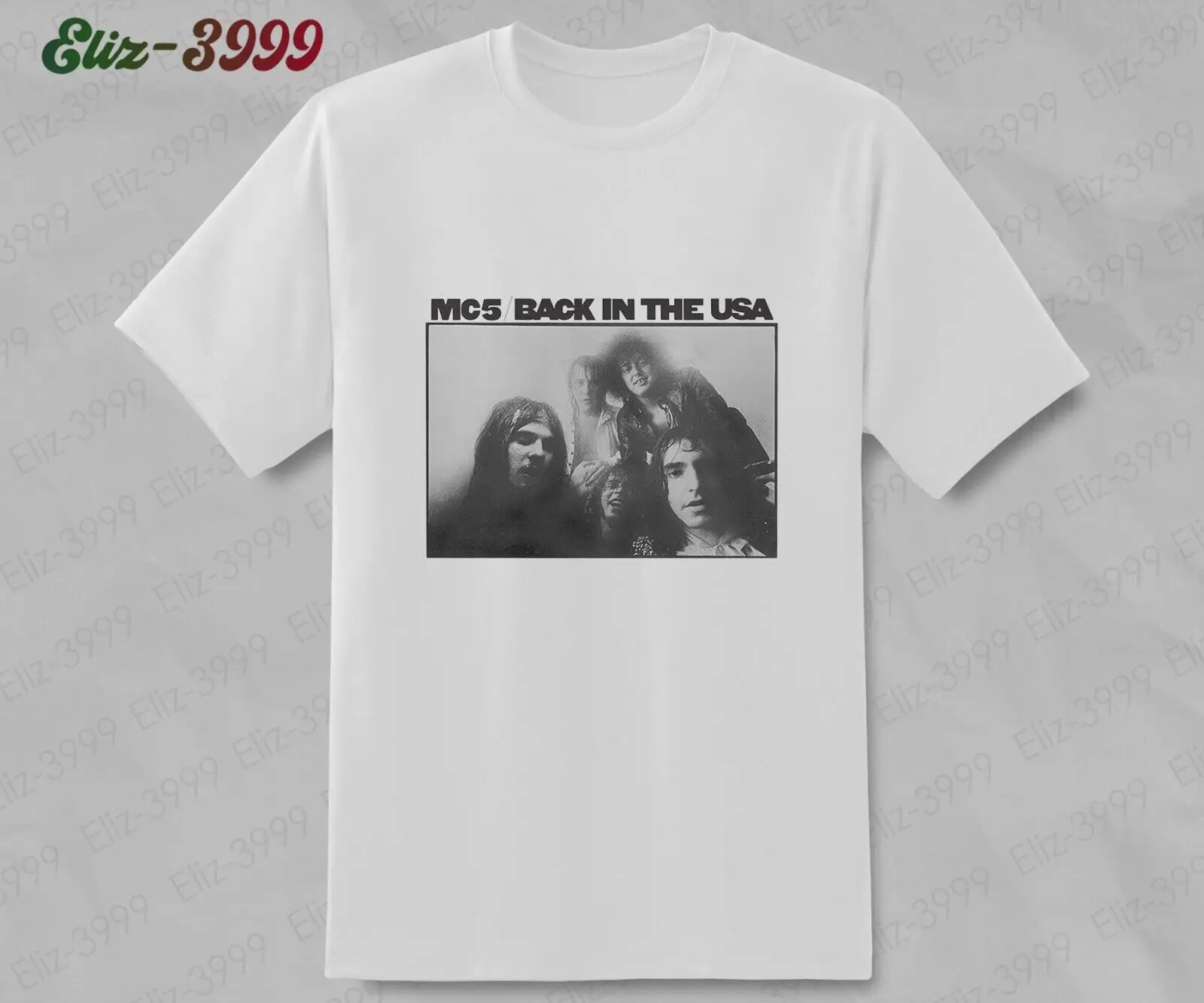 1970S Mc5 Back In The Usa Rock Tutti Frutti Little Richard The American Ruse Tee Maniche Lunghe