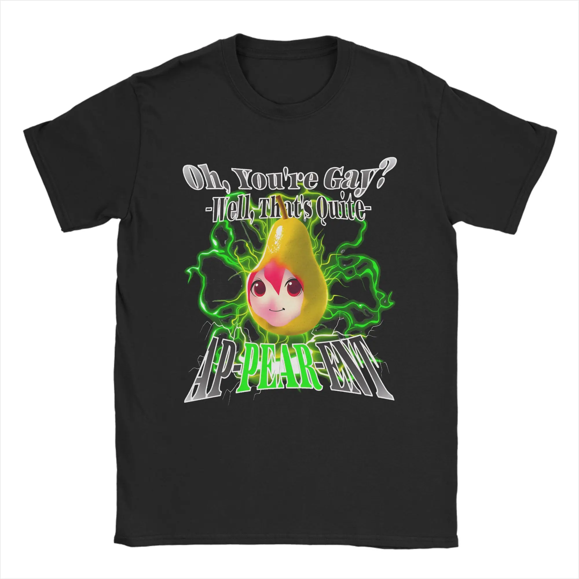 ICH Liebe Dich Kasane Teto PearChance Baumwolle T-Shirt Für Männer Sommer Y2K Retro T Shirts O Neck Hip Hop Tees Übergroßen Druck kleidung