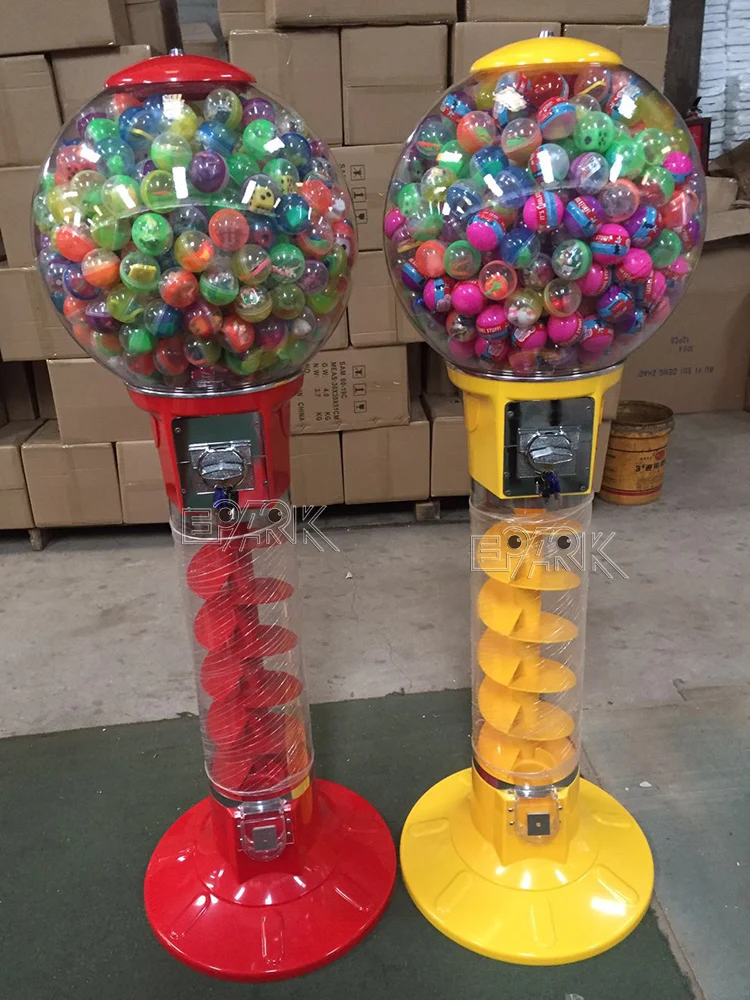 Distributeur automatique de bonbons avec boîte à monnaie, capsules de  jouets, boule rebondisnoyaux, distributeur de bonbons, GV18F - AliExpress