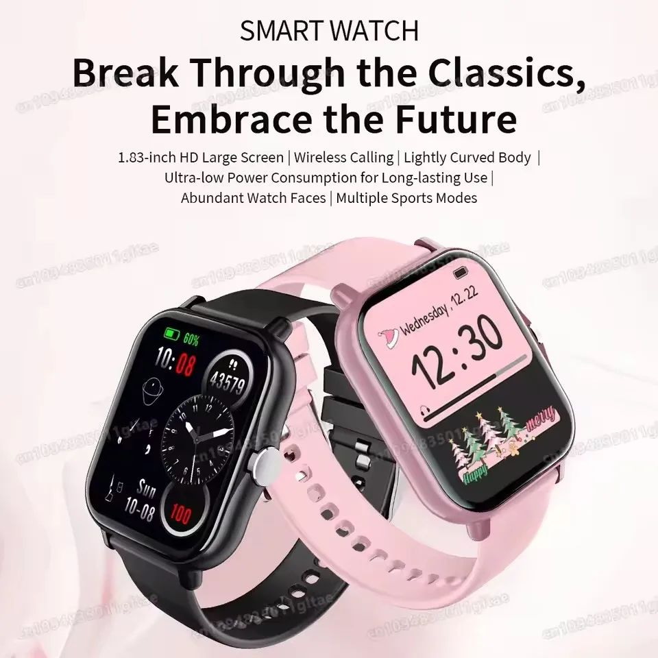 2026 New Smart Watch 2.01” Inch HD Screen Bluetooth Talk Pedometer IP68 Waterproof 123 Sport Modes Man Woman Watch Gift Pk HW12 3