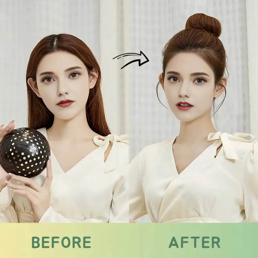 

Women's Fluffy Head Top Hair Piece Washable Breathable Hair Extensions For Party