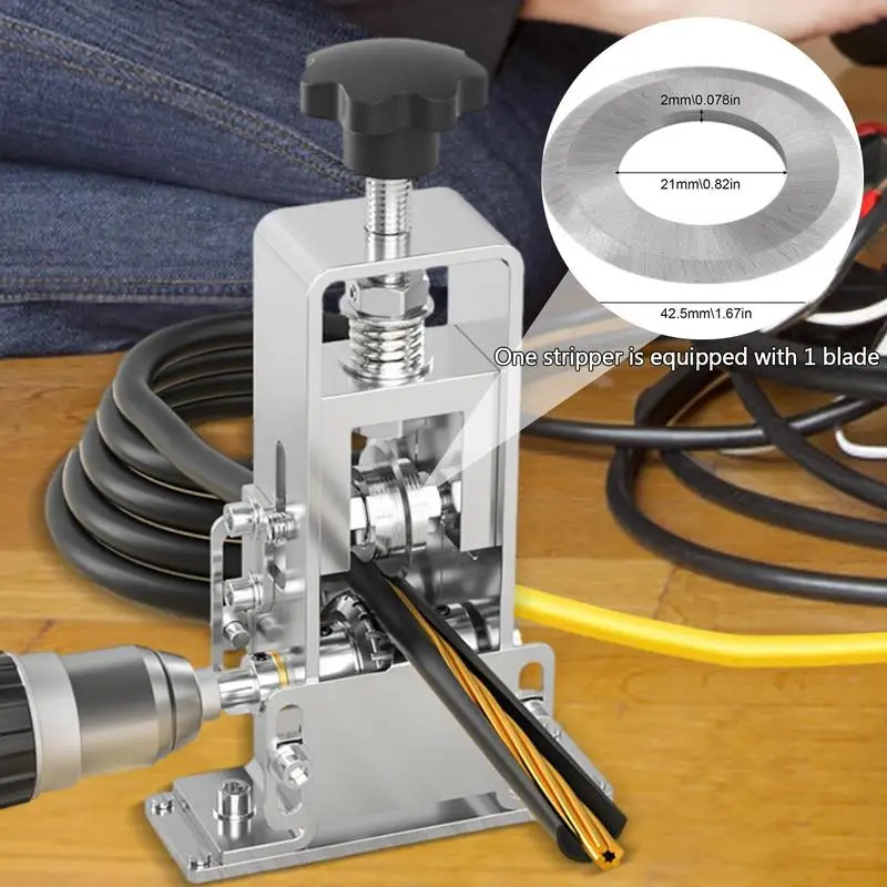 

Manual Wire Stripping Machine Portable Cable Wire Stripper Cable Wire Peeler Hand Crank Wire Stripper Pliers For Cable Recycling