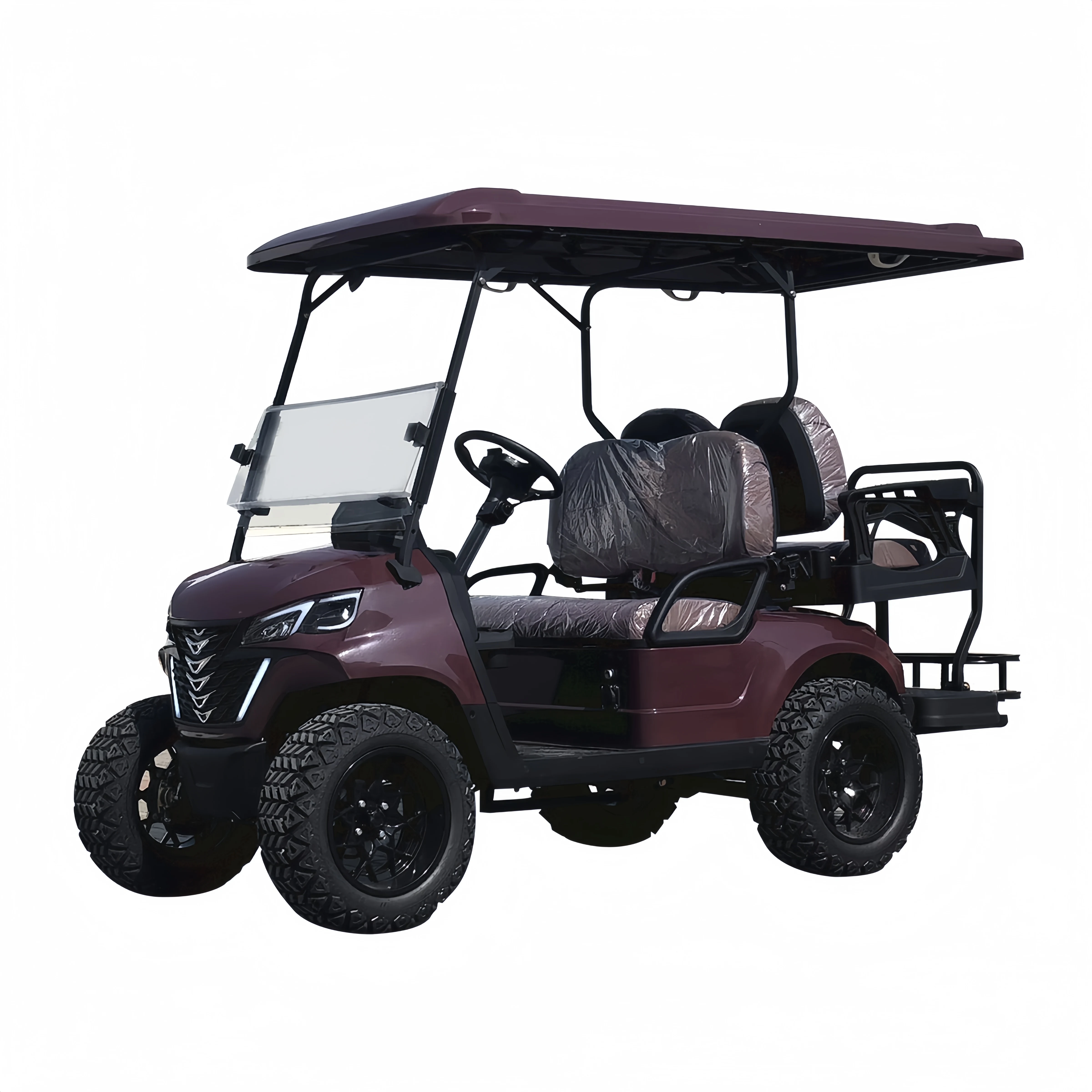 Electric Club Car 4 Seater Fast Single Seater Mini Single Seat Golf Cart