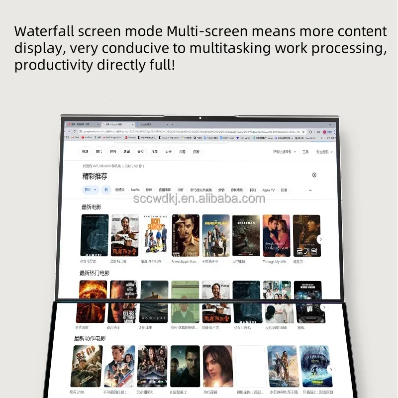 16 Inch IPS Screen + 16 Inch Cores 8 DDR4 RAM 16G 32G 64G Dual Touch Screen Laptop Computer for College Student