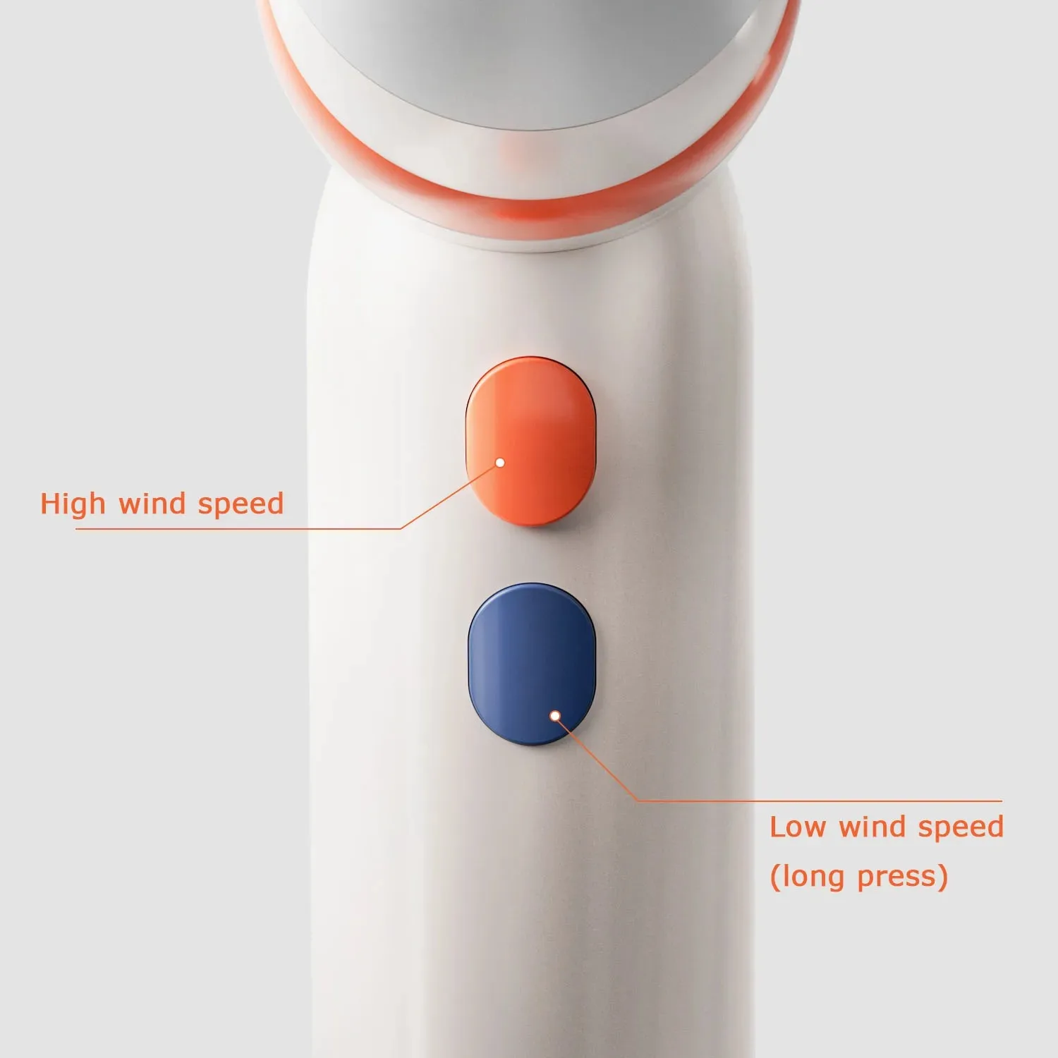 Wireless Handheld Power Fan Mini Hair Dryer USB Charging Portable Hair Dryer Household Appliance Dusting Outdoor Inflatable 5