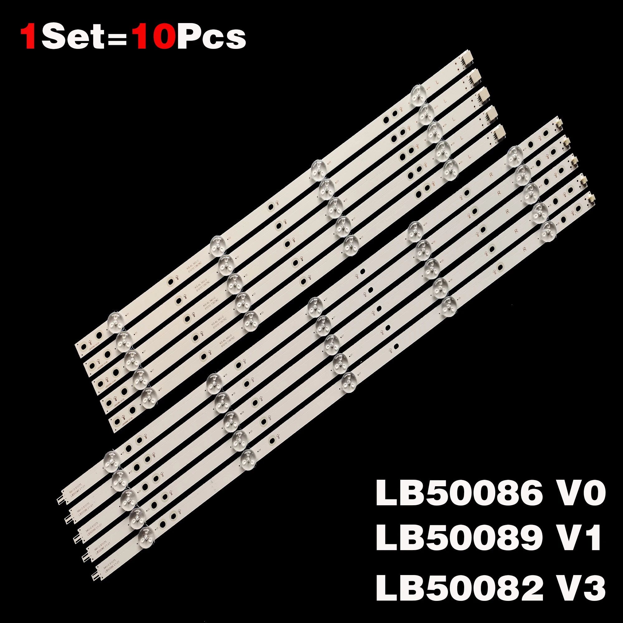 Tira Conduzida Luz de Fundo para a Philips Lb50086 Lb50089 Lb50082 V1_00 V0_00 v1 50pus6162 12 50pus6272 50pus6703 50pus6753 15626a 15627b