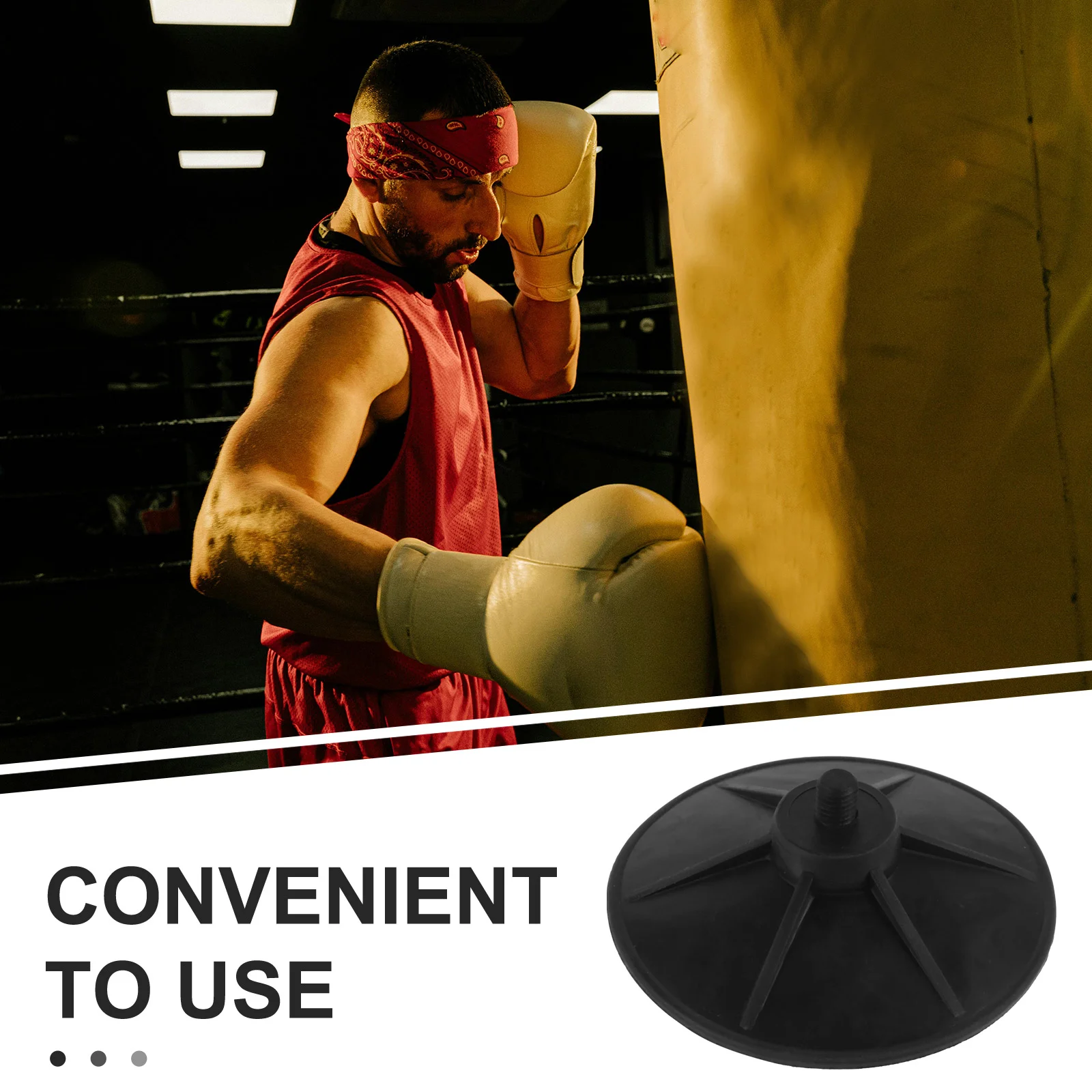 s Boxing Sandbag Cups Stable Replacement Base Standing Punching Bag Rubber Materials Martial Training Equipment