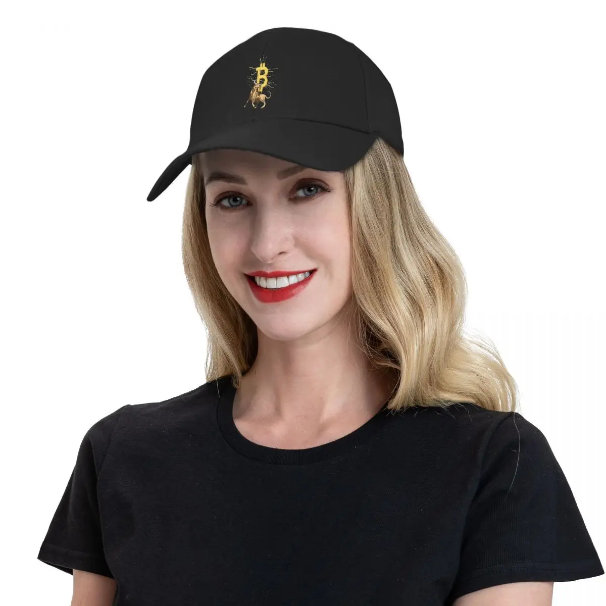 Bitcoin Bull Baseball Cap Men Women Breathable BTC Crypto Currency Dad Hat Streetwear Snapback Hats Trucker Caps
