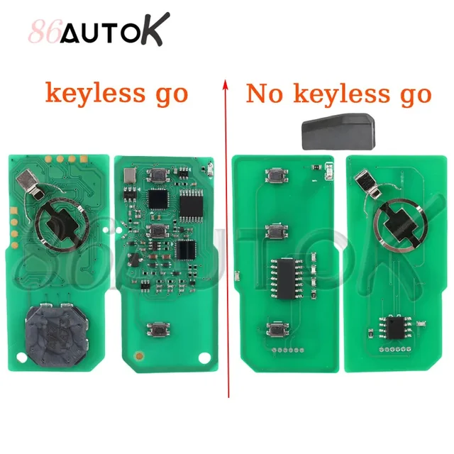 รถรีโมทคอนโทรลกุญแจสําหรับ Toyota Prius 2004 - 2009 Keyless Go Key Fob 4D ชิป 312/433MHz คีย์ FCC MOZB21TG MOZB31EG กุญแจรถ 3