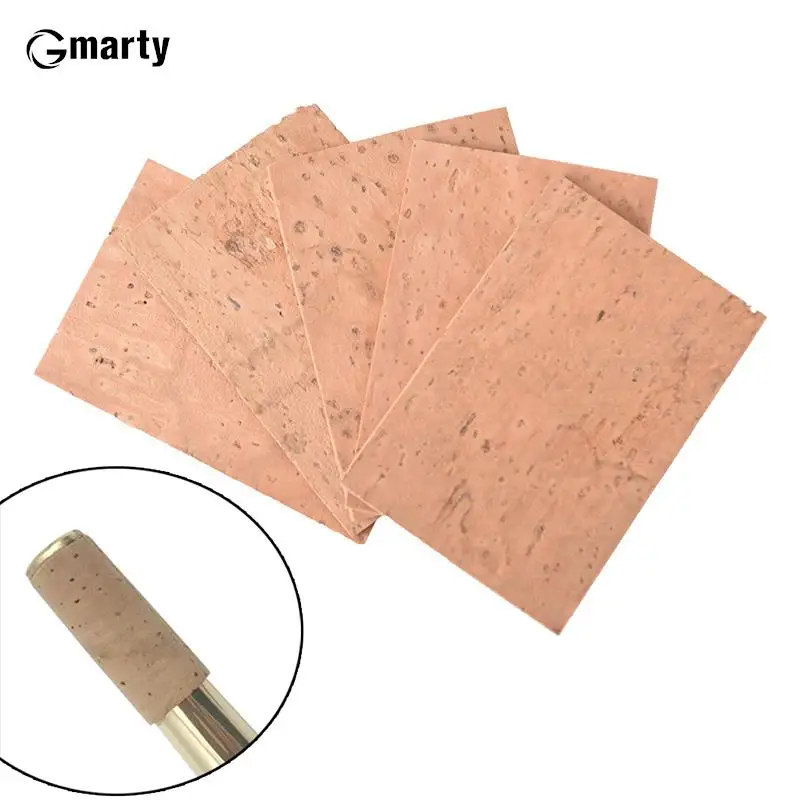 

5pcs Saxophone Corks soprano/tenor/alto Neck Cork Saxophone Parts 61 X 39 X 2 Mm