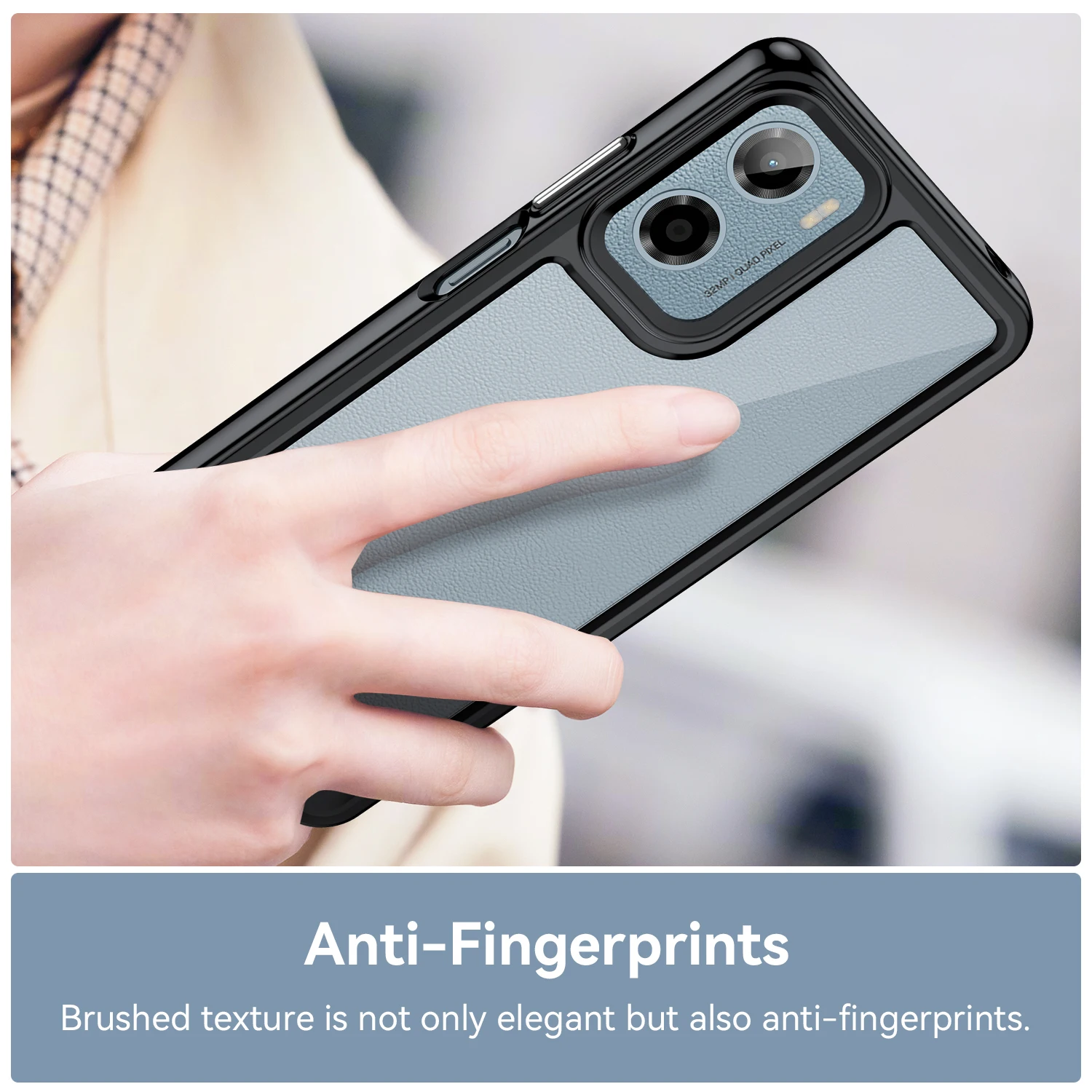 Vibrant Transparent TPU Protective Phone Case – Clear Cover