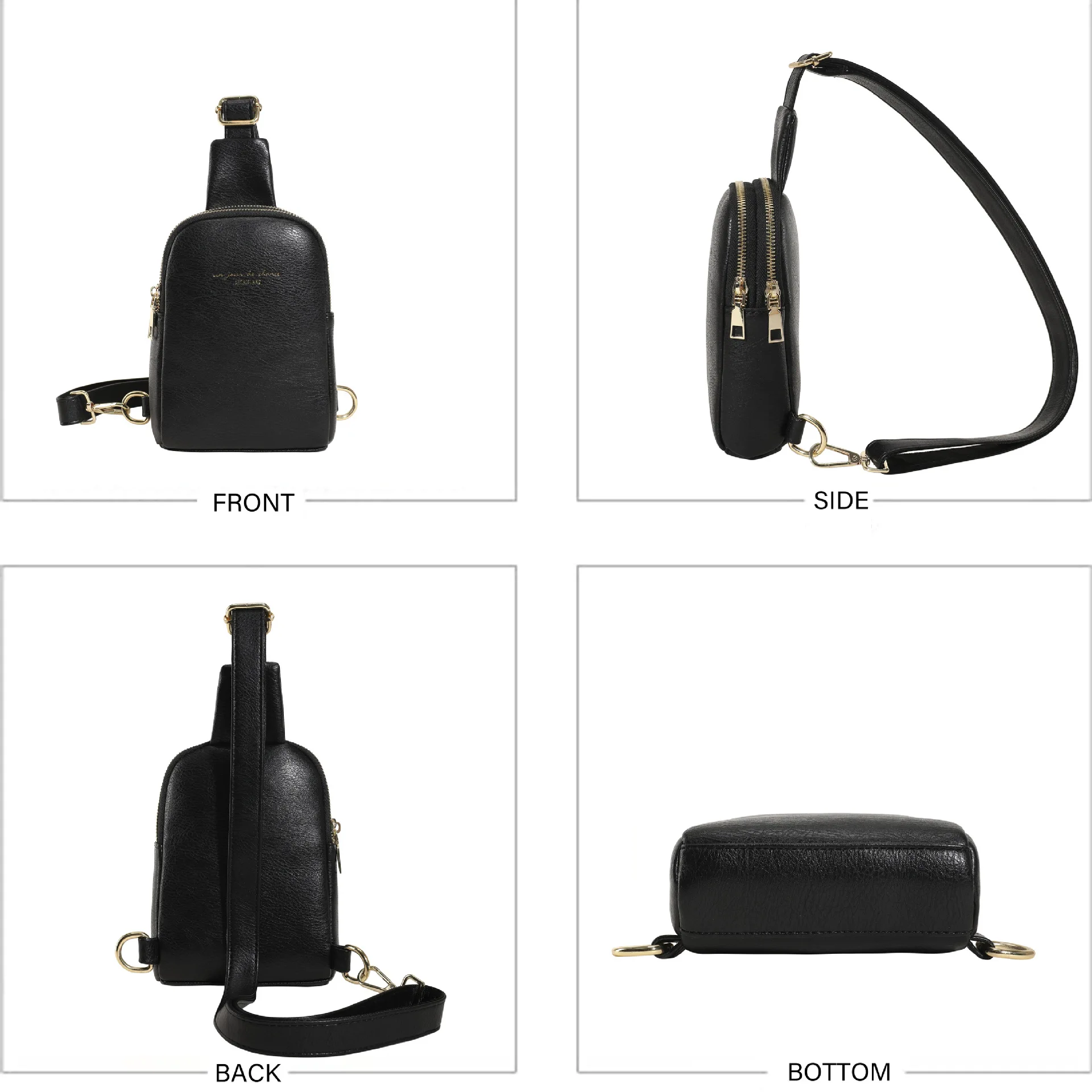 Neue Ankunft Kleine Umhängetasche für Frauen Männer Reise Geldbörsen Anti Diebstahl Cross Body Tasche für Frau Fanny Packs Sport Tasche – Detail 4