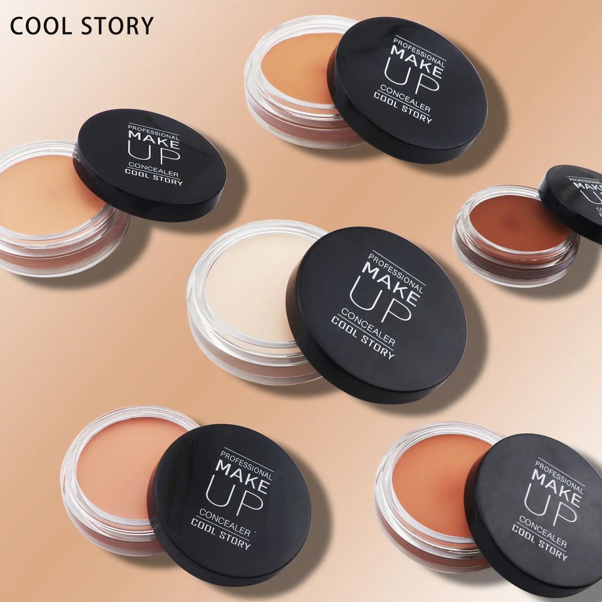 Professional Waterproof Concealer Cream For Dark Circles Scars_voghion.com