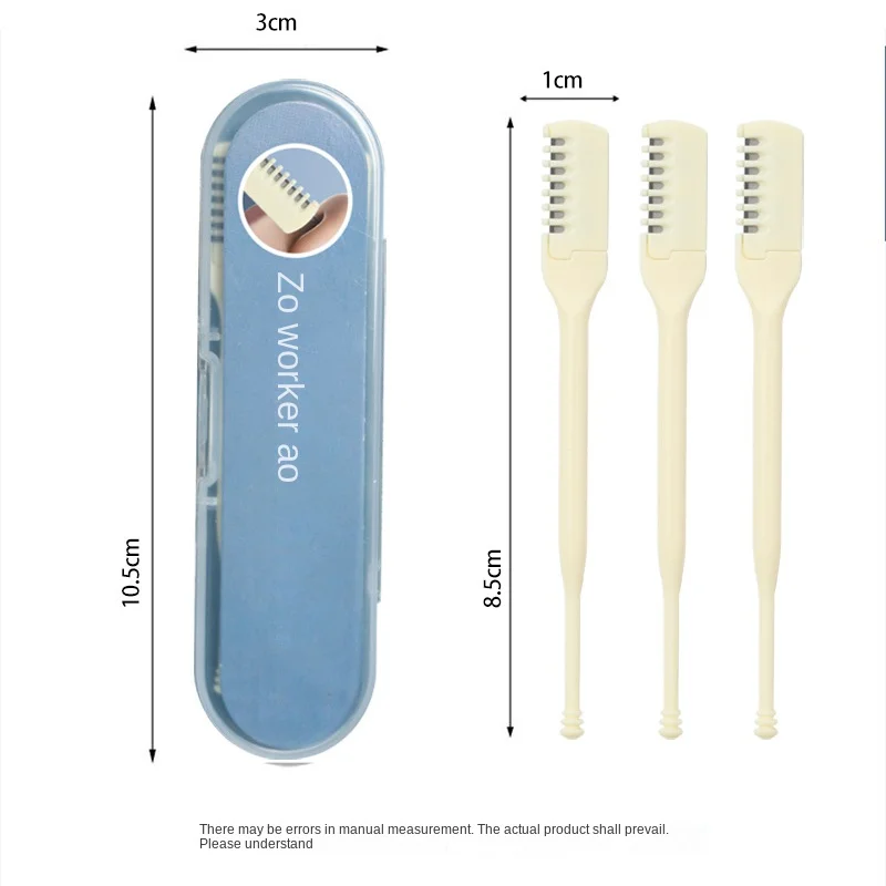 Nose Hair Trimmer Nose Hair Scissors Hair Shaver Facial Hair Remover Nose and Beard Trimmer Ear Hair Trimmer Nose Hair Shears Double-ended Nose Knife Manual Nose Hair Trimmer Portable Ear Scoop Hair Scraper Shaving Trimmer Men