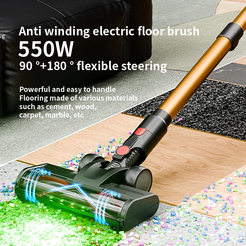 Blossom V18 Cordless Vacuum Cleaner 650W 55000PA – Powerful Brushless Motor, Handheld Home Vacuum 3