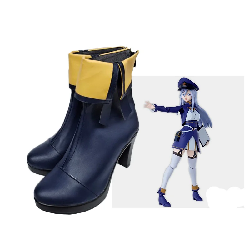 

86-EightySix- Vladilena Milize Anime Cosplay Shoes Boots Halloween Costume 86 Eighty Six Cosplay High Heel Shoes