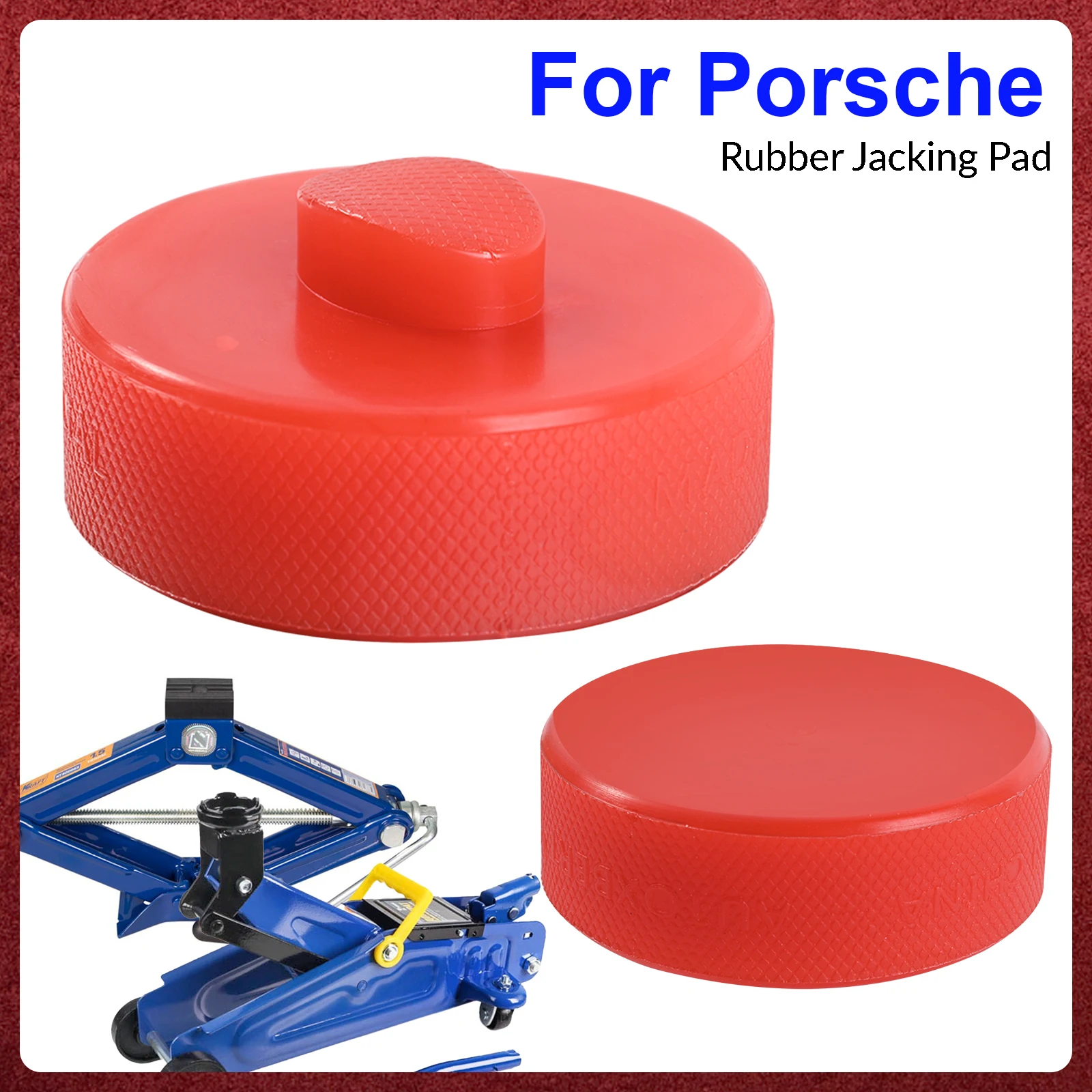 Jack Pad Protector Adapter Jacking Tool Pinch Weld Side Lifting Disk Polyethylene for Porsche 911 964 993 996 997 Cayman Boxster