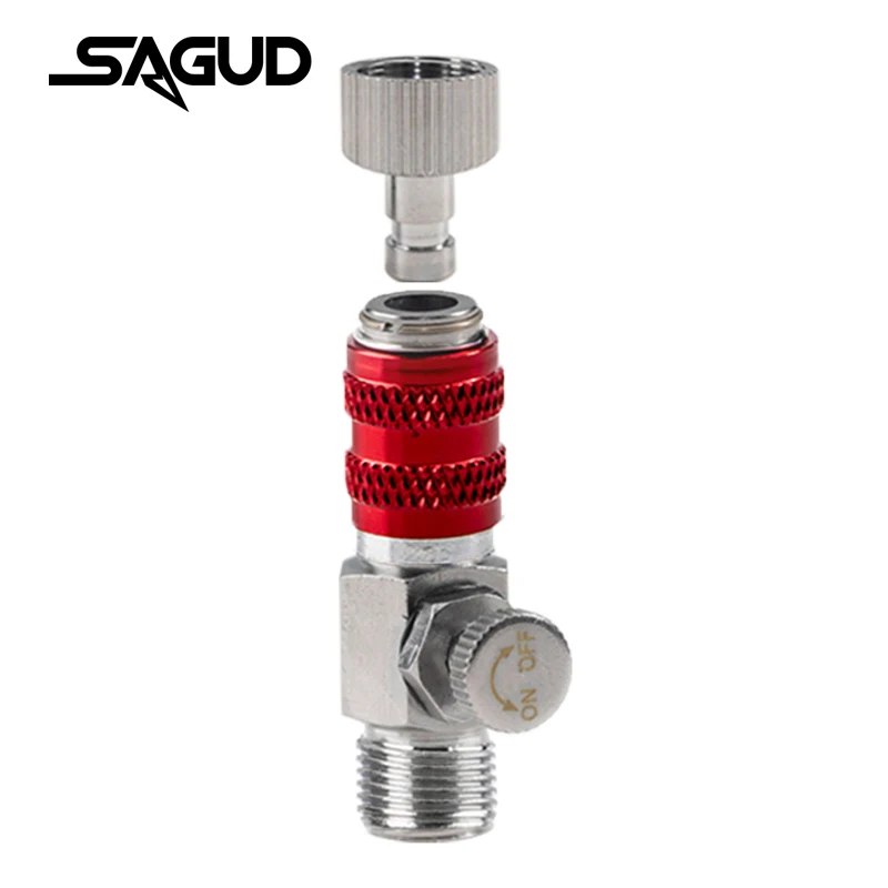 Airbrush Quick Disconnect Accessories 1/8 Quick Realse Fitting  Adapter with 4 Extra Quick Connector Hose Air Brush Parts 5