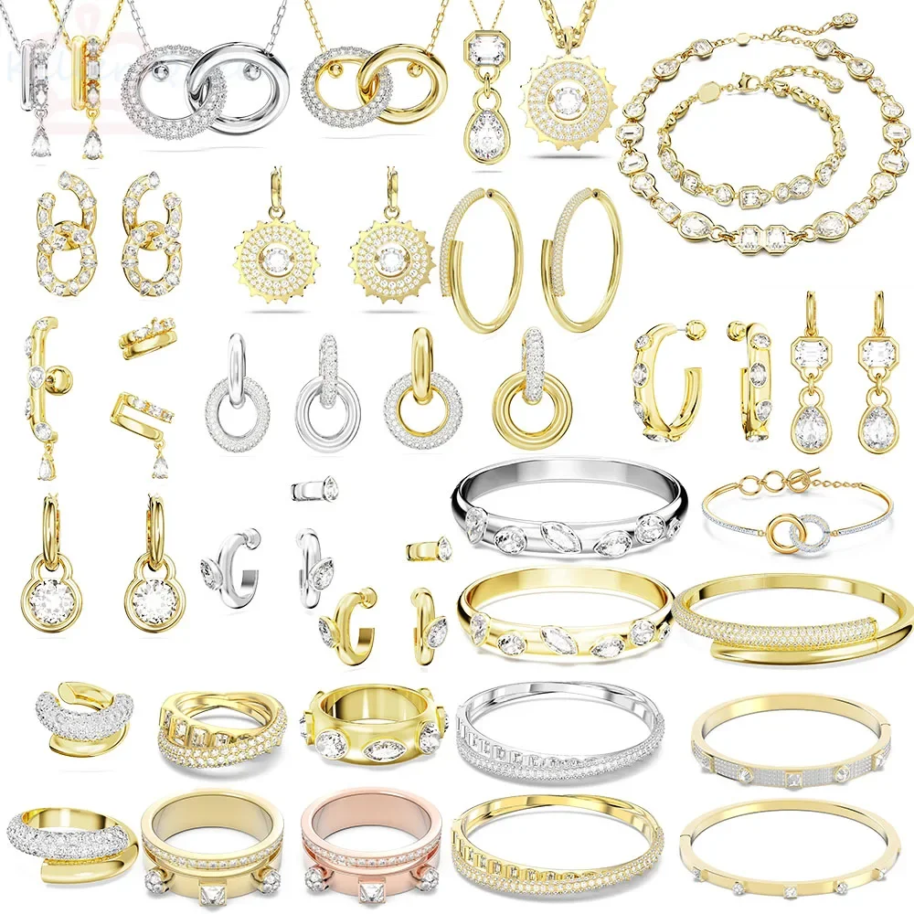 

2022 New Fine Jewelry Sets Charm Classic Exquisite Collection Geometry Dextera Earrings Necklace Bracelet Jewelry for Women