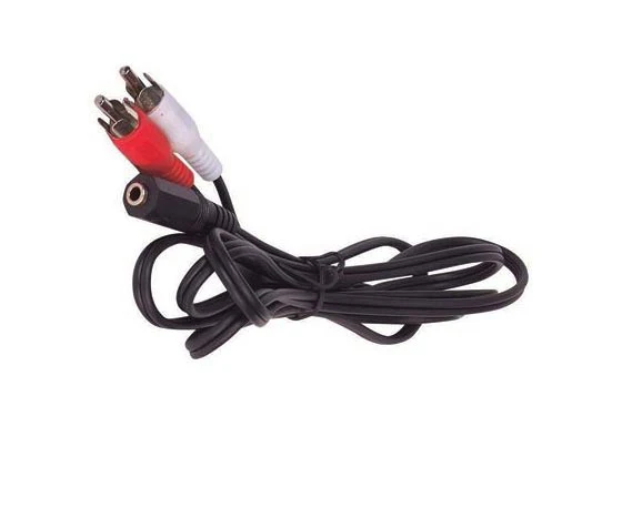 Cavo 3.5 Mm St Femmina/2 Rca Maschio 1.5 Metri