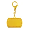 2025 Feng Shui Golden Red 3 Celestials Keychain w5602 3