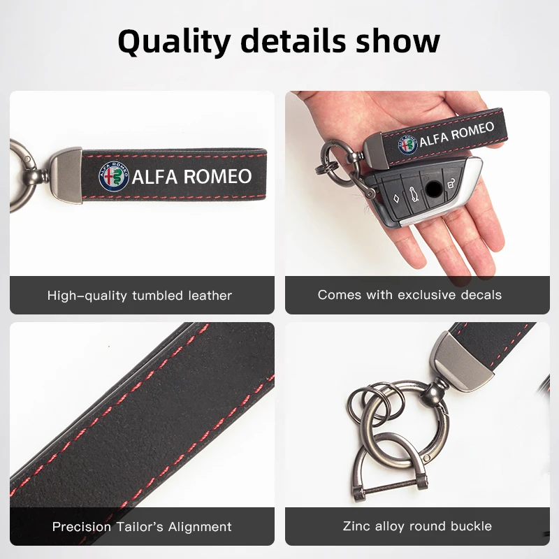 Sleek Car Tire Valve Caps and Keychain Set