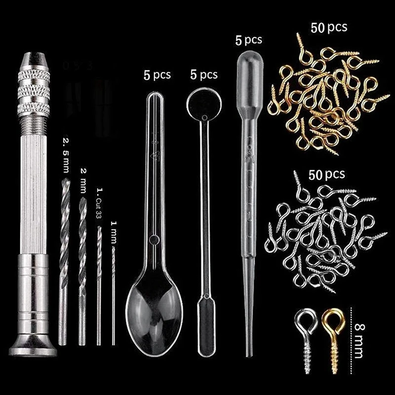 

148 Pieces Resin Jewelry Making Starter Kit, Silicone Casting Mold For Beginners With Molds, Resin Kits And Tools Set