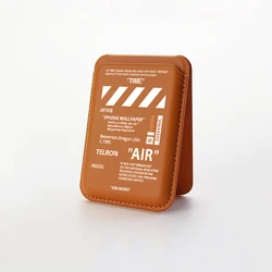 Enhanced Magnetic PU Leather Wallet Case with Card Holder - White (Light brown)