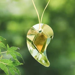 2PCS Suncatcher Rainbow Crystal Prism Curved Drop Clear Glass Pendant Chandelier Parts Home Wedding Decor DIY Craft Lamp Jewelry
