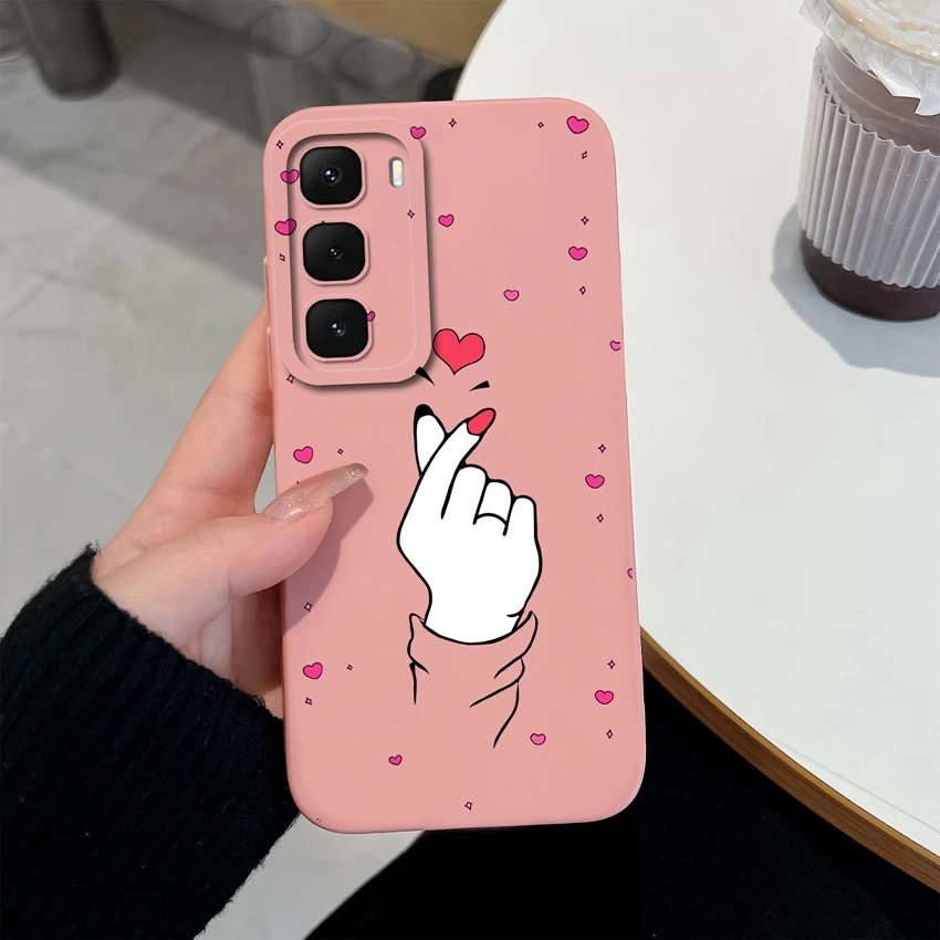 Cute Cartoon Avocado Pattern Slim Liquid Silicone Shockproof Protective Soft Back Phone Case