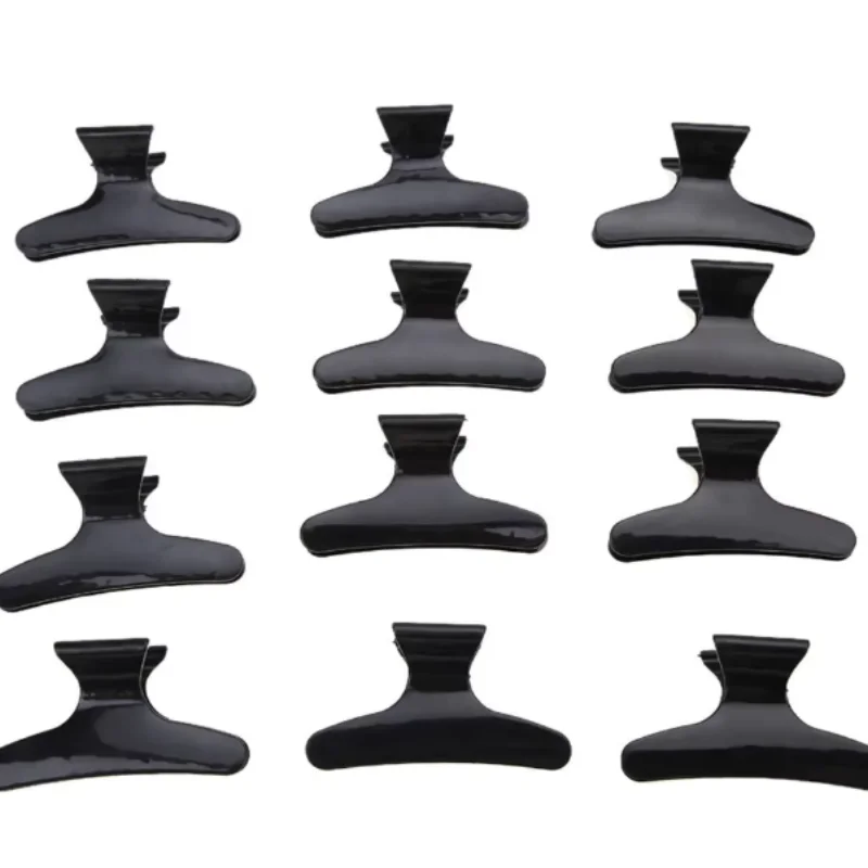 12Pcs Haar Clips Pro Barber Styling Schnitte Haarschnitt Haarnadel Barbershop Friseur Schellen Krallen Salon Haushalt Styling Werkzeug