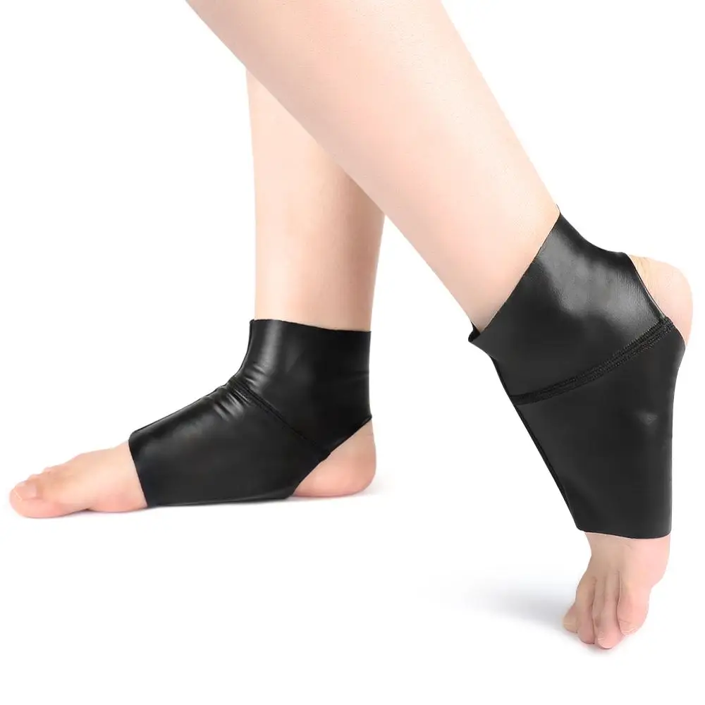 1pc Ankle Support Brace Protector Ankle Splint Bandage For Arthritis Pain Relief Guard Foot Ankle Sprain Injury Wrap Belt Black