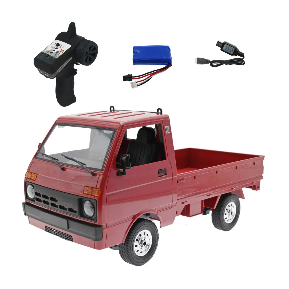 

WPL D22 D32 TJ110 1/10 2.4G 2WD RC Car Simulation Drift Truck Van LED Light Remote Control On-road Car For Kids Gift