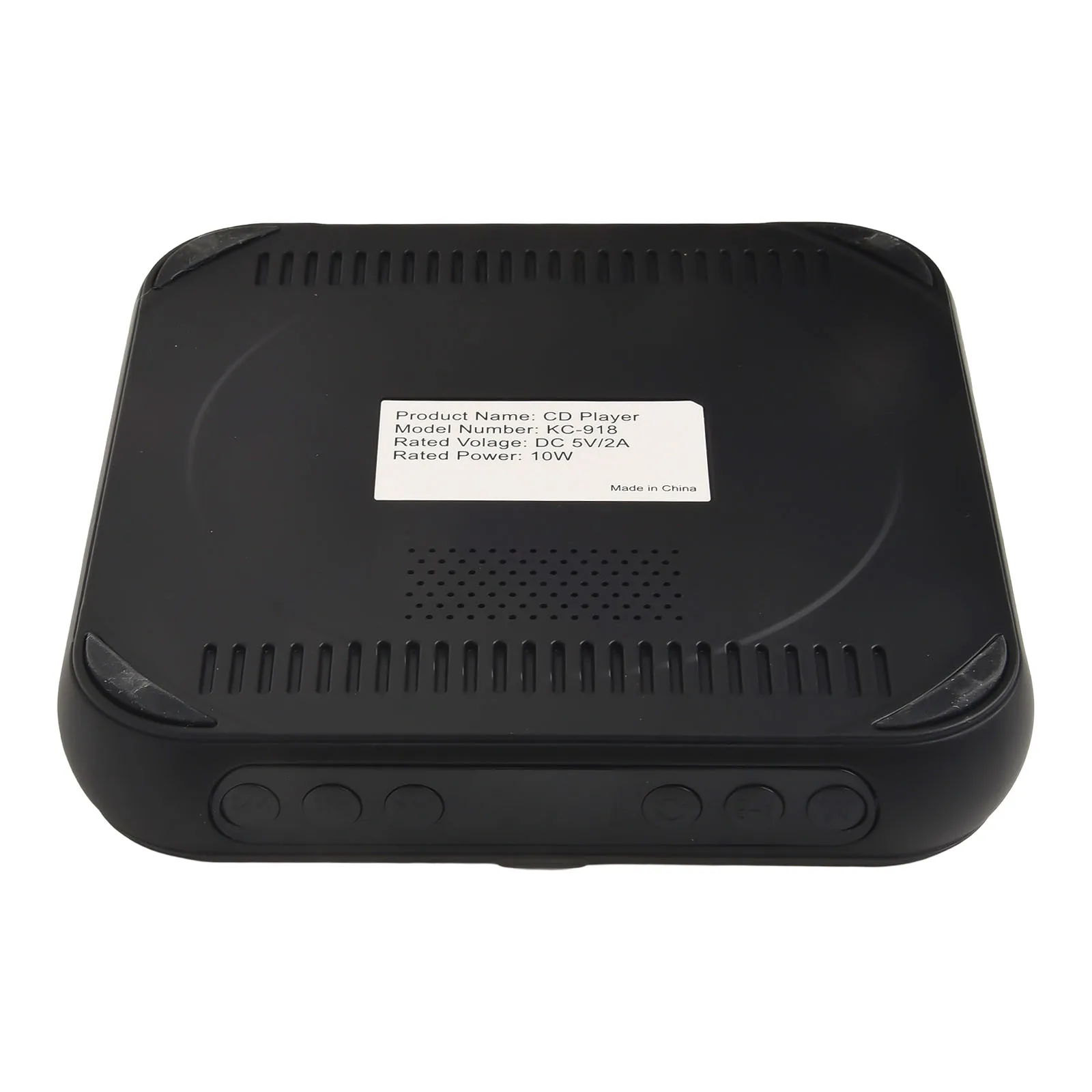 Portable CD Player Bluetooth Speaker Stereo CD Players with Double 3.5mm Headphones Jack Wall Mountable Music Player