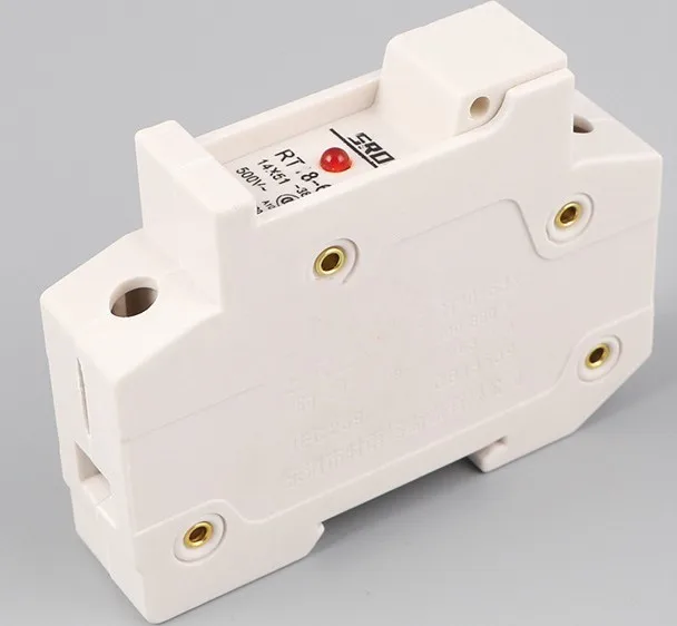 

Fuses base: RT18-63X 63A 380V-500V ( Rail mounting / Fuse for 14*51 size )